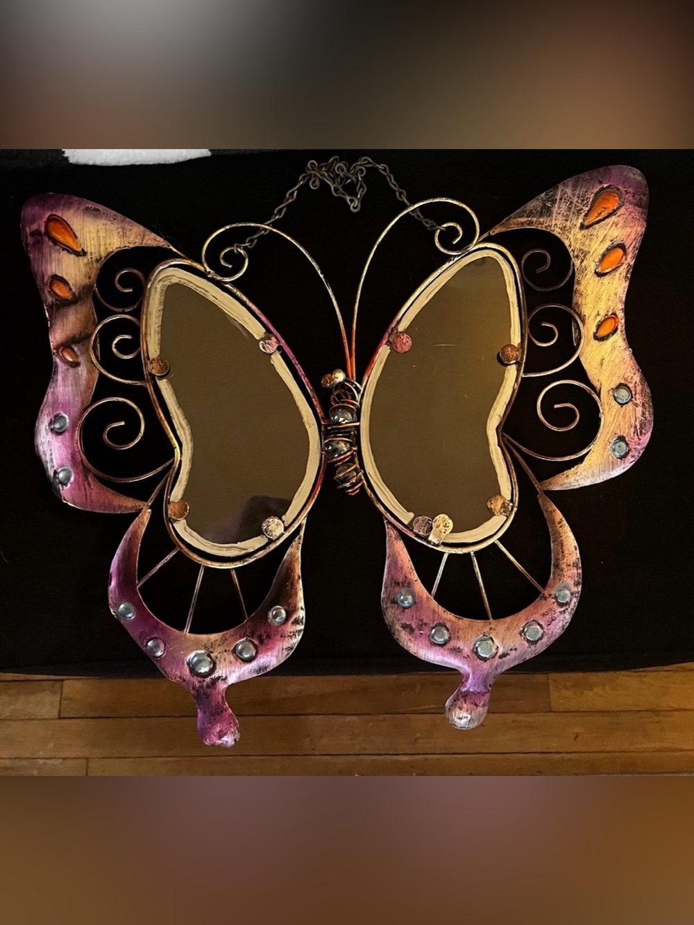 Decorative Butterfly Wall Decor with chain